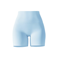Amore Yoga Shorts (Baby Blue)
